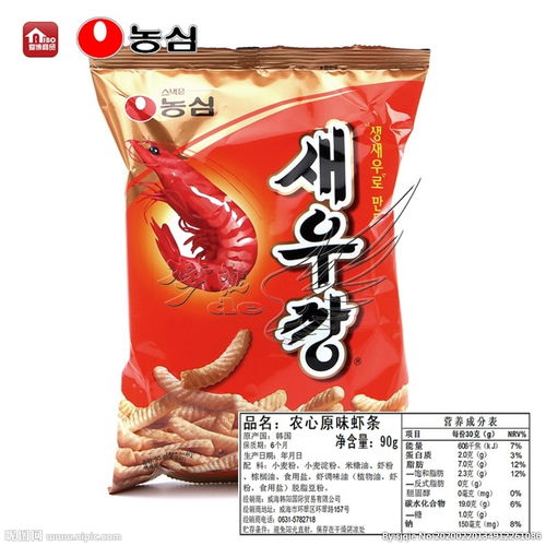 韩国农心原味虾条图片